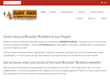 Tablet Screenshot of brandinbuddies.com